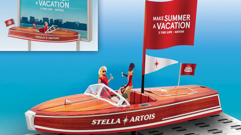 Stella Artois Riva Boat Display