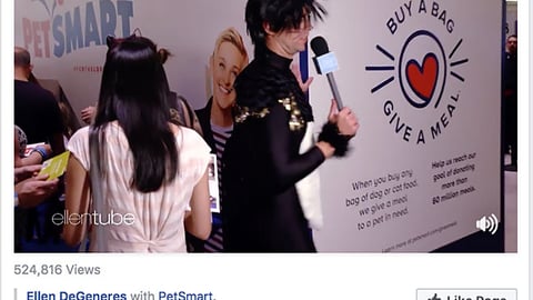 PetSmart 'The Ellen DeGeneres Show' Facebook Update