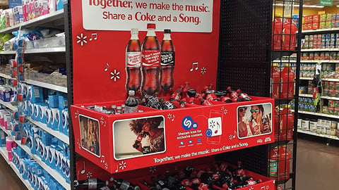 Coke Walmart Music Endcap 