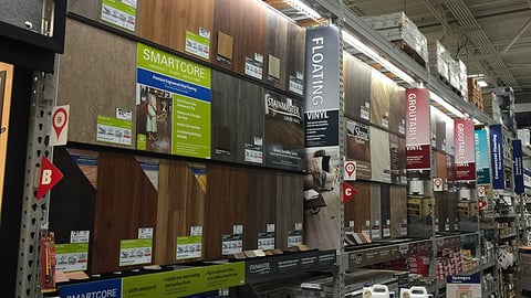 Vinyl Tile Aisle Reset 