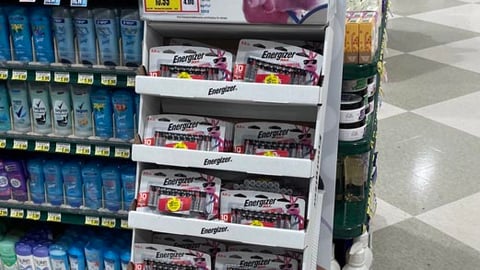 Energizer 'Get $5 Back' Floorstand