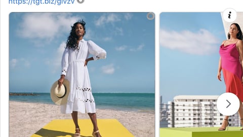 Target Designer Dress Collection Facebook Update