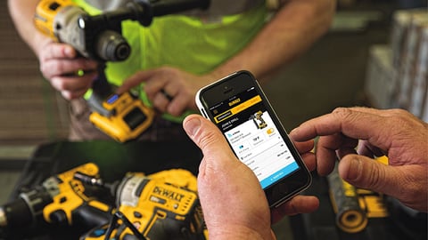 DeWalt Syncs Tools to Tech