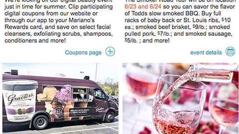 Mariano's 'Digital Beauty Event' Email Ad