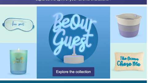 Target Disney Princess x PopSugar 'Explore the Collection' Email Ad