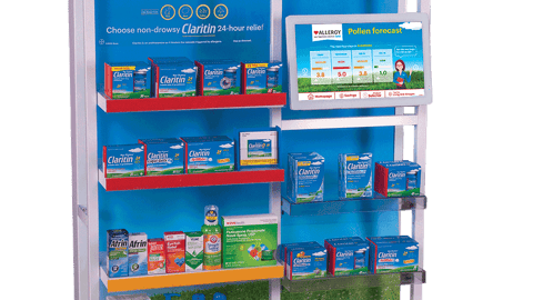 Bayer Digital CVS Endcap