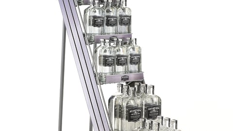 Aviation Gin Air Stair Display
