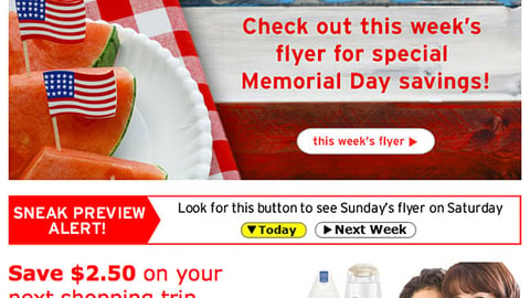 Hannaford 'Win Dove Products' Email Ad