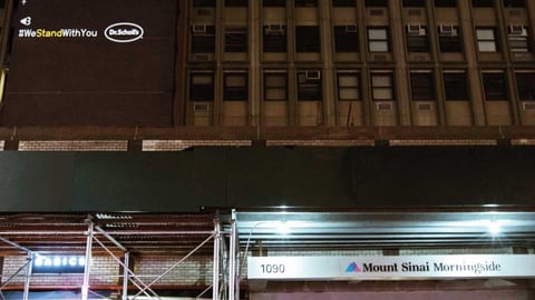 Dr. Scholl's #WeStandWithYou Projection