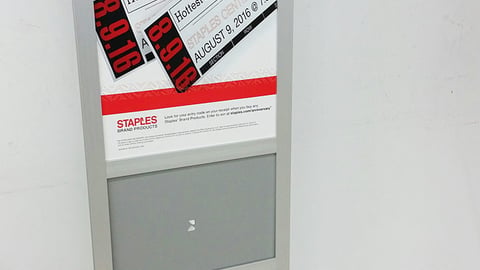 Staples 'LA Concert Getaway' Stanchion Sign