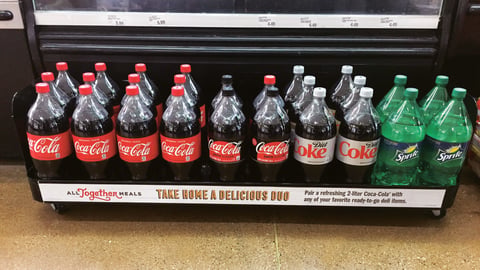 Meijer Coca-Cola 'Take Home a Delicious Duo' Shelf Strip