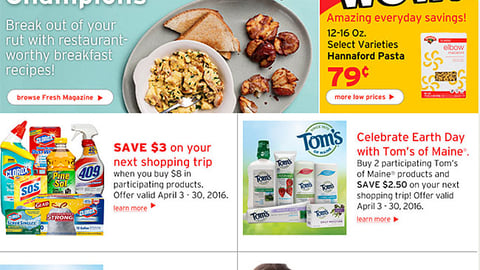 Hannaford 'Celebrate Earth Day' Display Ads