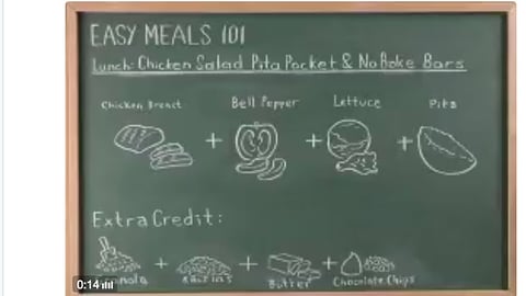 Food Lion 'Easy Meals 101' Twitter Update