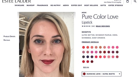 Estee Lauder Leverages Modiface's AR