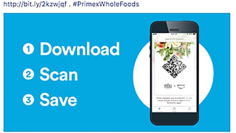 Whole Foods 'Exclusive Deals' Facebook Update