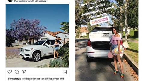 Instagram 'Paid Partnership' Subheaders