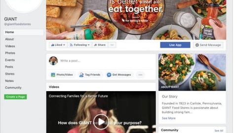 Giant-Carlisle Facebook Page
