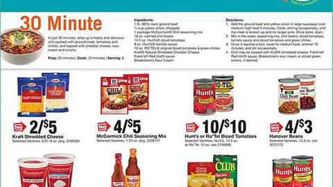 Martin's 'National Family Meals Month' Feature