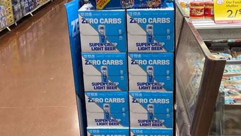 Bud Light Next 'Super Crisp' Floorstand
