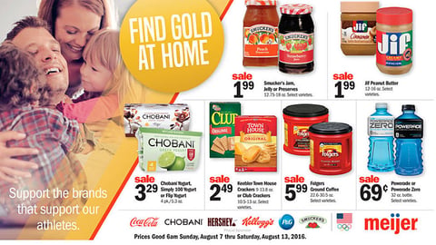 Meijer 'Find Gold at Home' Feature