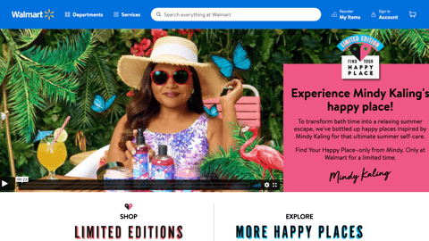 Walmart Find Your Happy Place Showcase