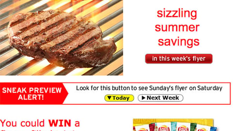 Hannaford Lay's 'Flavor-Filled Trip' Email Ad