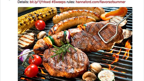 Hannaford 'We're Giving Away #Coupons' Twitter Update