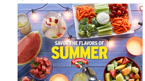 Hannaford 'Flavors of Summer' Twitter Update