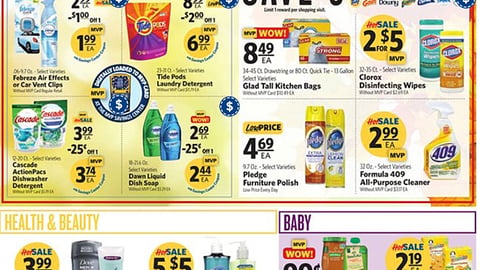 Food Lion P&G 'Fresh Clean Savings' Feature