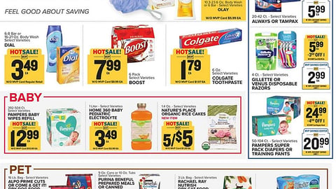 Food Lion P&G 'MVP Savings Center Items' Feature
