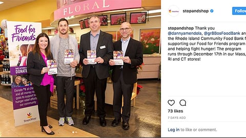 Stop & Shop 'Food for Friends' Instagram Update