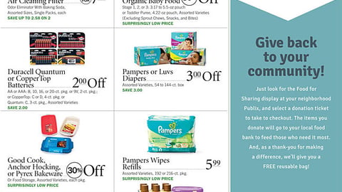 Publix 'Food For Sharing' Feature