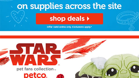 Petco 'Force Friday II Is Here' Email Ad