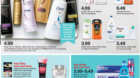 Target Unilever 'Free Gift Card' Feature