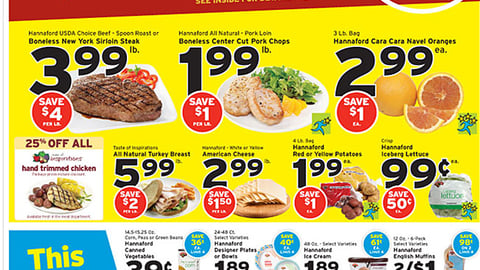 Hannaford 'Free Groceries' Feature