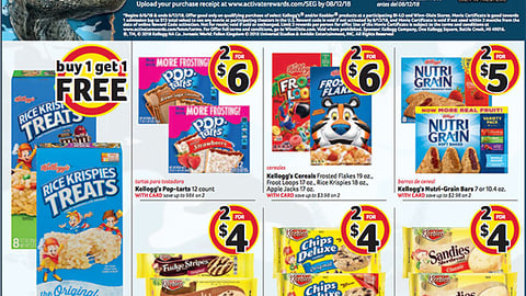 Southeastern Grocers Kellogg 'Jurassic World: Fallen Kingdom' Incentive