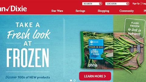 Winn-Dixie 'Take a Fresh Look at Frozen' Carousel Ad