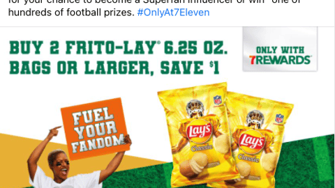 7-Eleven Lay's 'Fuel Your Fandom' Facebook Update