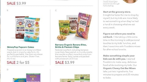Whole Foods Foodstirs 'Fun in the Kitchen' Mailer Article