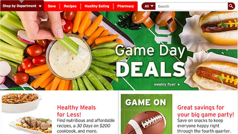 Hannaford 'Game On' Display Ad