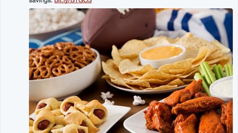Hannaford 'Ready For Game Day' Facebook Update