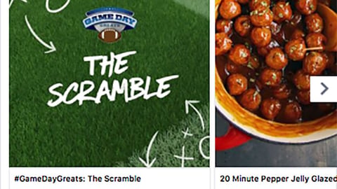 Kroger 'Just in Time for Kickoff' Facebook Update