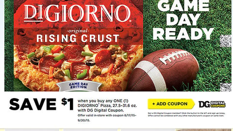Dollar General DiGiorno 'Be Game Day Ready' Brand Showcase