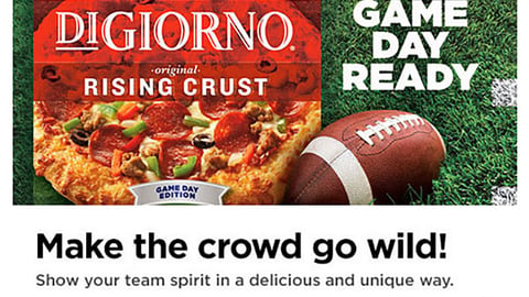 Dollar General DiGiorno 'Make the Crowd Go Wild' Email