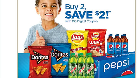 Dollar General PepsiCo 'Game Day Snacks' Twitter Update