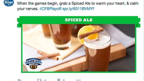 Kroger 'When the Games Begin' Twitter Update