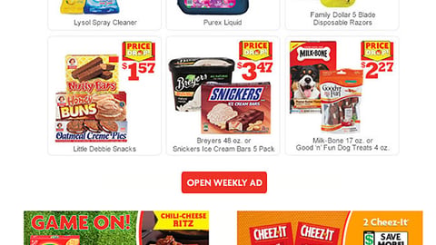 Family Dollar 'Game On' Email Ad