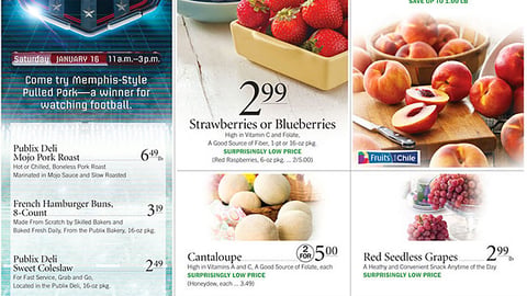 Publix 'Game Plan Tasting Event' Feature