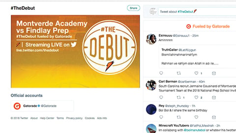 Gatorade #TheDebut Twitter Series
