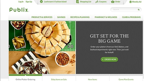 Publix 'Get Set For the Big Game' Carousel Ad